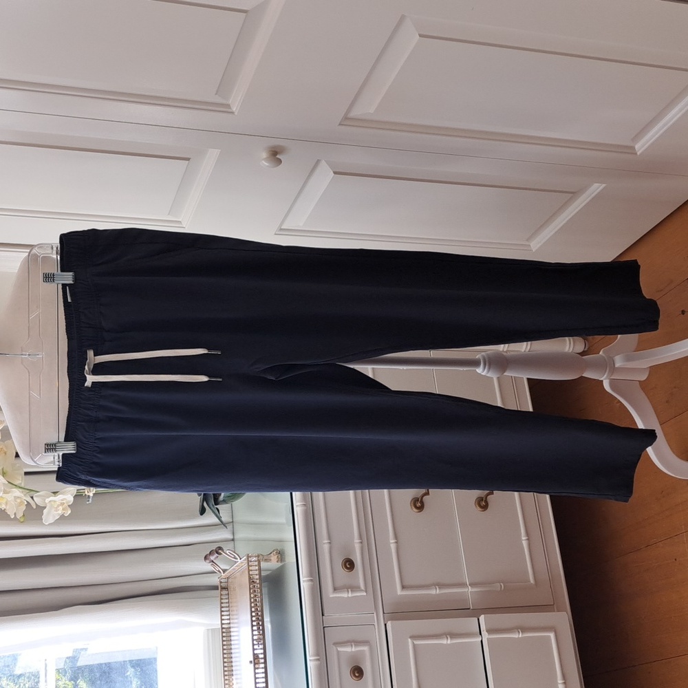 Fair Harbor Mens The One Heathered Navy Athleisure Pants Attached Undershorts XL